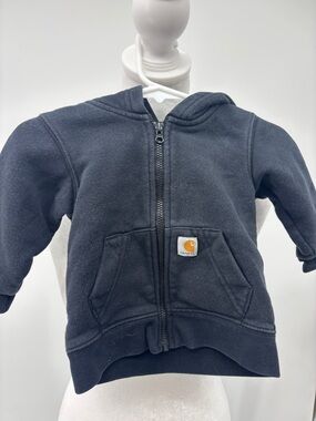 Carhartt Kids Hooded Zip Sweatshirt - Dark Navy